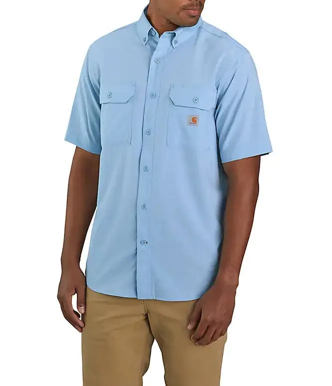 Carhartt Force Relaxed Fit Lightweight Solid Short Sleeve Button Up
